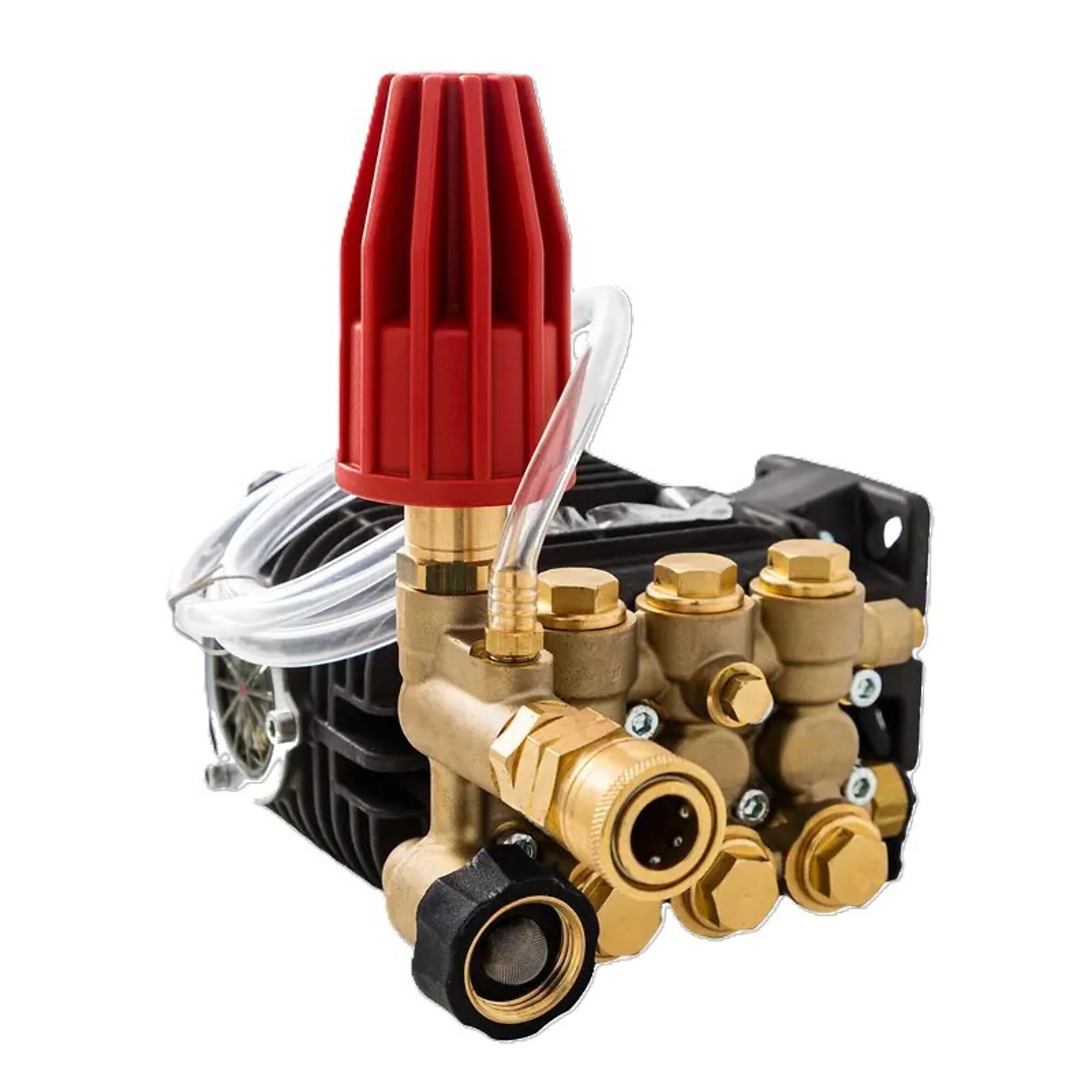 BE Power Equipment 3/4in. Shaft Triplex Pump Kit for Gas Pressure Washer, 3800 Max. PSI, 2.5 GPM